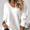 Oversize gestrickter pullover - strickpullover für frauen