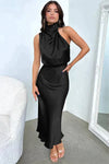 Chic halterneck-kleid - exquisite abendgarderobe für damen