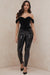Samtcorsett-top - schickes off-shoulder blüsli für damen