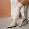 Overkneestiefel - trendige damenstiefel im look
