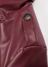 Langer Trenchcoat – Eleganti roti Damenjacke