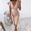 Eleganter massgeschneiderter kleid - stilvolle damenabendmode