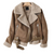 Shearling-Bikerjacke – Stilvolli Damenjacke us