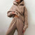 2-teiliges lounge-outfit - stylische damen hoodie- und jogger-kombination