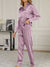 2-teilige satin-pyjama kombination - elegante damen schlafmode