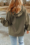 Fleece-Hoodie – Casual Damenjacke mit Reissverschluss und Brusttaschen