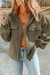 Fleece-Hoodie – Casual Damenjacke mit Reissverschluss und Brusttaschen