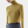 Dame hochgeschnittener top - schickes turtleneck teil