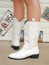 Cowboy stiefel - stilvolle damen pu schuhe mit weichem innenfutter
