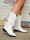 Cowboy stiefel - stilvolle damen pu schuhe mit weichem innenfutter