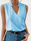 V-ausschnitt bluse - elegante ärmellose damenbluse