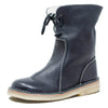 Stiefeletten aus Kunst – stilvolle Damen Schnürschuhe