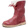 Stiefeletten aus Kunst – stilvolle Damen Schnürschuhe