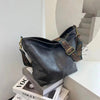 handtasche - schicke damenschultertasche mit gemustertem gurt