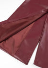 Langer Trenchcoat – Eleganti roti Damenjacke