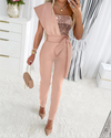 Embellishierte jumpsuit - elegante abendmode für frauen