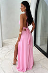Maxikleid mit seitlichem schlitz - stilvolle abendgarderobe