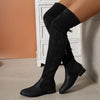 Overkneestiefel - trendige damenstiefel im look