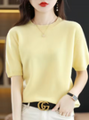 Strickpullover - kurzarm top aus und für damen