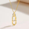 Kette mit verflochtenen Gliedern – eleganter Damenschmuck