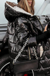 Premium pufferjacke - isolierte lange damenjacke