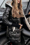 Premium pufferjacke - isolierte lange damenjacke