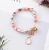 Perlenarmband - chics damen-armband mit edeltsteinen