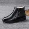 Ankle boots - stilvolle damen faux warm gefüttert mit reissverschluss