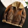 bomberjacke - klassische damen coat mit lammfellfutter