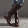 Klassische Kunstlederstiefel für Frauen – elegante Reitfootwear