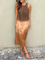 Maxikleid - elegantes ärmelloses damen sommerkleid