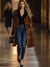 Langer wild-trenchcoat - elegante oberbekleidung für frauen