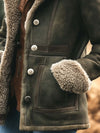 Damen Retro jacke - warme klassische Winterjacke mit luxuriöser Fütterung