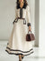 Strick-midi-kleid - zeitloses damenkleid mit gürtel
