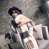 schnuff - luxuriöser oversized damen-wickel