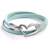 Herz armband - stilvolles Damen Wickelarmband