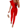 Verzierte jumpsuit - elegante abendmode für frauen