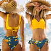 2-teiliges bikini-set - ladies wickeloberteil und gemusterte unterteile