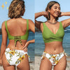 2-teiliges bikini-set - ladies wickeloberteil und gemusterte unterteile