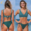 2-teiliges bikini-set - ladies wickeloberteil und gemusterte unterteile