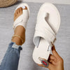 Damen Sandalen aus Kunst – stilvolle Sommer Slip-Ons