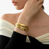 5-teilige Armreif-Kollektion – Äusserst elegante Damen-Armbänder