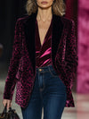 Samt blazer - schicke damen abendjacke