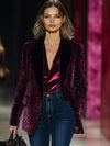 Samt blazer - schicke damen abendjacke
