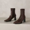 Stiefeletten aus Kunst für Damen mit quadratischer Spitze – bequem und langlebig