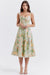 Blumige midi-kleid - elegante sommerkleid für besondere anlässe