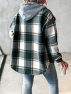 Karierter Flanellmantel für Damen – casual Layering-Look