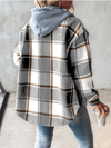 Karierter Flanellmantel für Damen – casual Layering-Look