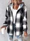Karierter Flanellmantel für Damen – casual Layering-Look