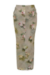Blumenmaxikleid - edles abendkleid für damen
